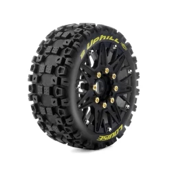 Banden en Wielen B-UPHILL 1/8 Buggy Soft MFT (Verwijderbare 17mm Hex 0 en 1/2 Offset) (2 stuks)