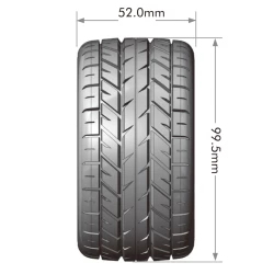 Banden en wielen ST-ROCKET Mini Maxx/ XRT (0 en 1/2 Offset Hex) (2)
