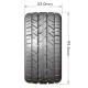 Banden en wielen ST-ROCKET Mini Maxx/ XRT (0 en 1/2 Offset Hex) (2)