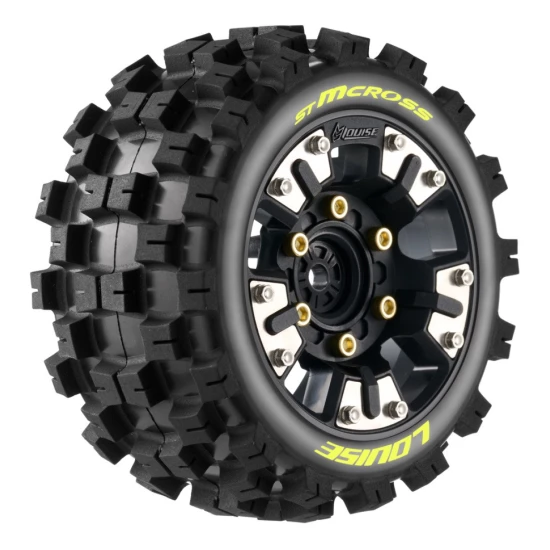 Banden en wielen ST-MCROSS Mini Maxx/ XRT (0 en 1/2 Offset Hex) (2)