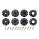 Banden en Wielen MT-PIONEER 1/10 MAXX Soft MFT (Verwijderbare 12, 14 en 17mm Hex) (2)