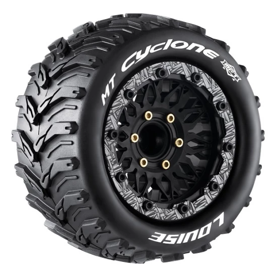 Banden en Wielen MT-CYCLONE 1/10 MAXX Soft MFT (Verwijderbare 12, 14 en 17mm Hex) (2)