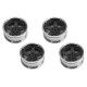 Wheels Drift 5-Spoke Matte Black (2,4,6,8mm Offset) 12mm Hex (4)