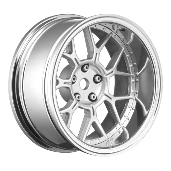 Wheels Drift 14-Spoke Matte Silver (2,4,6,8mm Offset) 12mm Hex (4)
