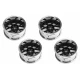 Wheels Drift 14-Spoke Matte Black (2,4,6,8mm Offset) 12mm Hex (4)