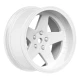 Wheels Drift 5-Spoke White (2,4,6,8mm Offset) 12mm Hex (4)