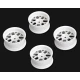 Drift velgen 14-spaaks wit (2, 4, 6 en 8 mm offset) 12 mm hex (set van 4)