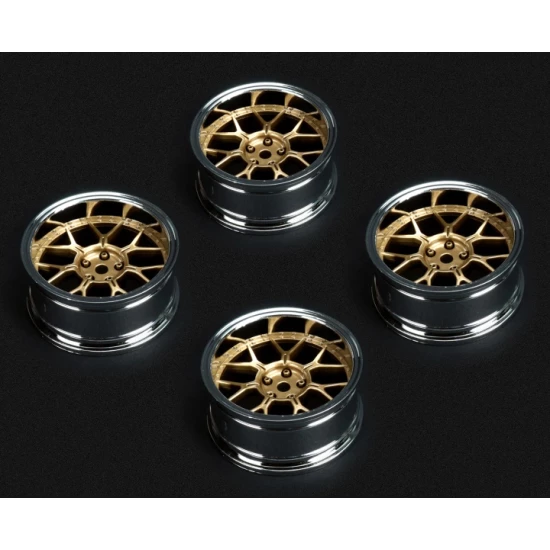 Wheels Drift 14-Spoke Bronze (2,4,6,8mm Offset) 12mm Hex (4)