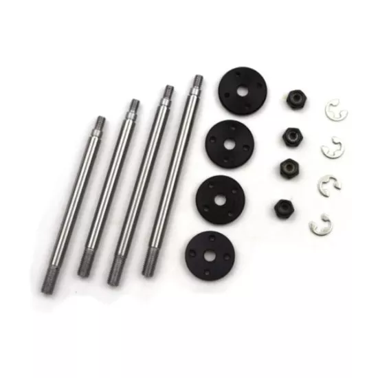 Shock Shaft and Shock Piston Front/Rear (1set) - S10, 120974