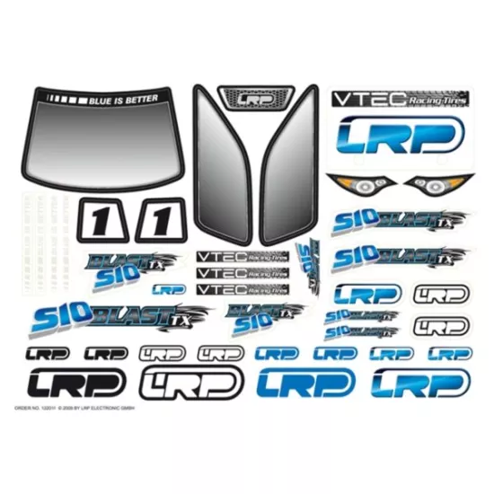 Decalsheet S10 Blast TX - 1/10 Truggy, 122011