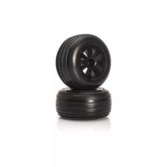 VTEC Groove 2WD pre-glued tyre front - 1/10 Truggy J-Compou