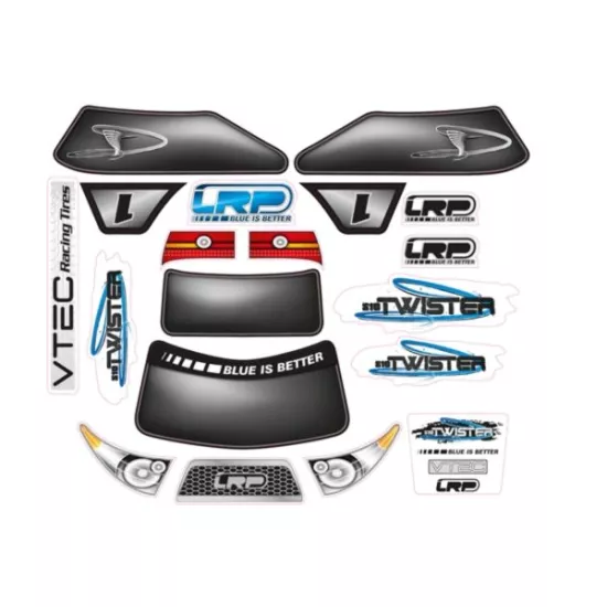 Decalsheet S10 Twister TX - 1/10 2WD Truggy, 124092