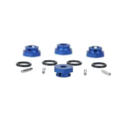 Aluminium Wheel-Adapter blue (4pcs) - S10 Blast, 124600