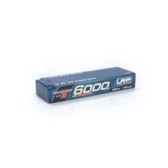 LRP HV LCG Stock Spec GRAPHENE-3 6000mAh Hardcase Akku - 7.6V LiPo - 130C/65C