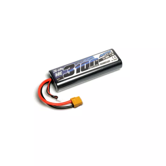 ANTIX by LRP 3100 - 7.4V - 50C LiPo Car Stickpack Hardcase - XT60 plug
