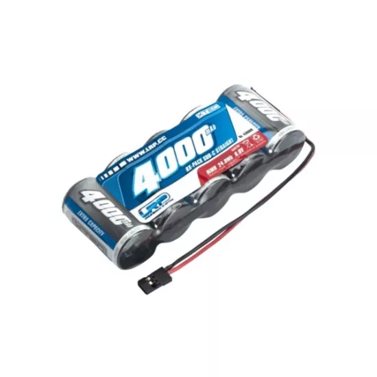 LRP XTEC 1/5 RX-pack Straight SubC NiMH - JR - 6.0V - 4000mA, 430609