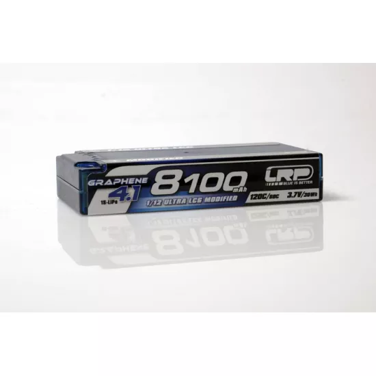 LRP HV 1/12 Ultra LCG GRAPHENE-4.1 8100mAh Hardcase battery - 3.7V LiPo - 120C/60C