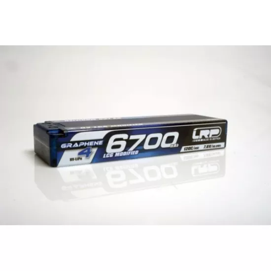 HV Stock Spec GRAPHV LCG Modified GRAPHENE-4 6700mAh Hardcase Akku - 7.6V LiPo - 120C/60C