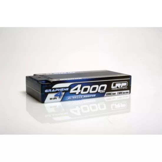 HV Ultra LCG Modified Shorty GRAPHENE-4 4000mAh Hardcase Akku - 7.6V LiPo - 120C/60C