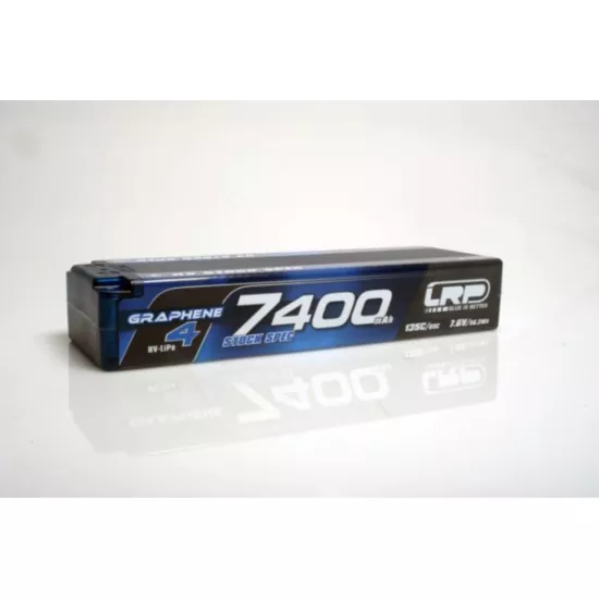 HV Stock Spec GRAPHENE-4 7400mAh Hardcase Akku - 7.6V LiPo - 135C/65C