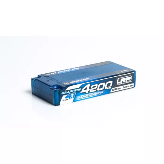 HV Hyper LCG Modified Shorty GRAPHENE-4.1 4200mAh hard case - 7.6V LiPo - 120C/60C