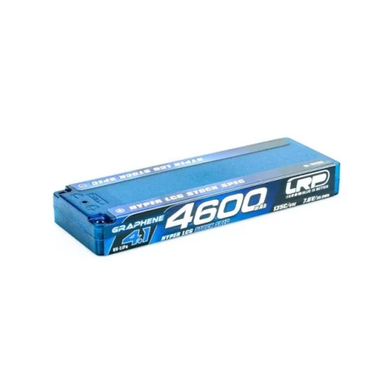  LRP HV Hyper LCG Stock Spec GRAPHENE-4.1 4600mAh Hardcase Battery - 7.6V LiPo - 135C/65C