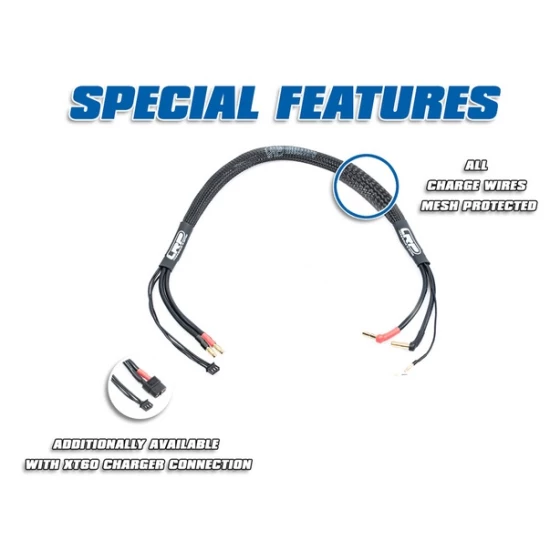 2S-Charging Wire - 35cm - XT60 & XH | 4/5mm & 2mm