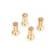 LRP WorksTeam - 5mm Gold Connectors - 14mm length (4 pcs.)