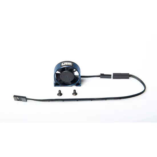 WorksTeam Aluminium HighRev. motor fan 30x30x10mm / 4,8V-7,2V / receiver connector