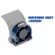 WorksTeam Aluminium HighRev. motor fan 30x30x10mm / 4,8V-7,2V / receiver connector