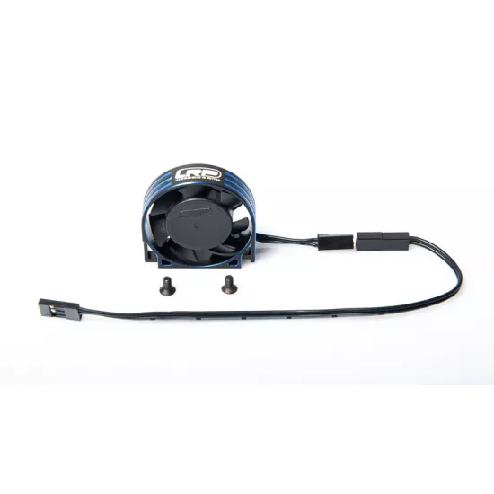 LRP WORKSTEAM ALUMINIUM SUPERHIGHREV. MOTOR FAN 40X40X10MM / 4,8V-7,2V / RECEIVER CONNECTOR