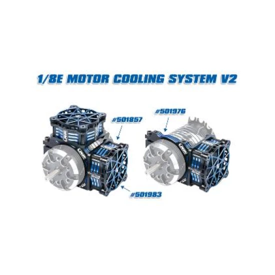 LRP WorksTeam Aluminium SuperHighRev. motor fan 40x40x15mm - 1S/2S - Receiver connector