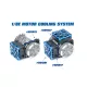 LRP Worksteam Aluminium fan mount for 42 mm Motor diameter - up to 2X40MM fans