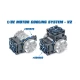LRP WorksTeam Aluminium Fan Mount V2 - 42mm Motor Diameter - up to 2x 40mm Fans