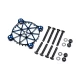 LRP WorksTeam Aluminium safety mesh V2 for 40mm fan - blue