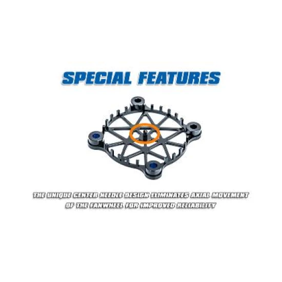LRP WorksTeam Aluminium safety mesh V2 for 40mm fan - blue