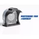 LRP CONVEYOR DUCT FOR 40MM FANS, ROUND
