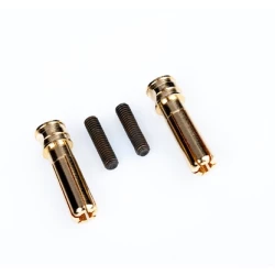 5mm Adjustable Gold Connectors - WorksTeam - 18mm lenght (2 pcs.)
