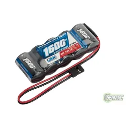 LRP XTEC RX-pack Straight 2/3A NiMH - JR - 6.0V - 1600mAh, 430603