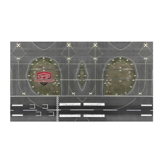 Pocket Racer Airfield Racetrack 160x90 cm