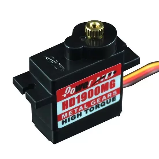 PowerHD mini servo met metalen tandwielen HD-1900MG