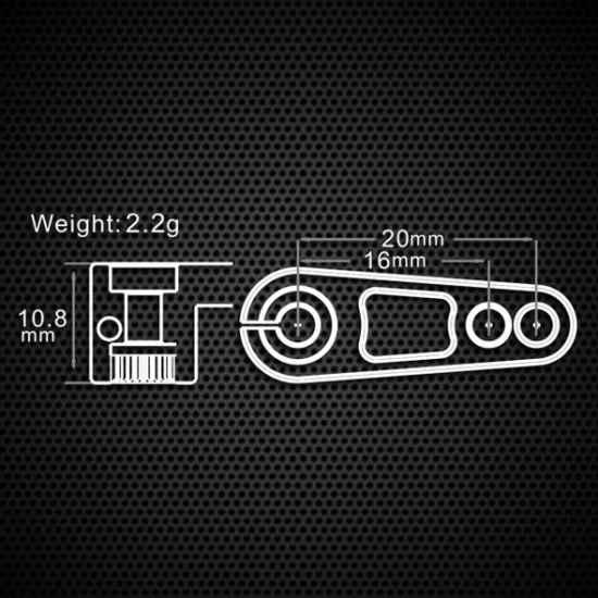 Power HD AP2530 servo arm aluminium 15T 