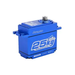 PowerHD LW25MG Waterproof, Metalen Tandwielen, aluminium. Behuizing