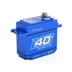 PowerHD WH-40kg Waterproof, Metalen Tandwielen, aluminium. Behuizing