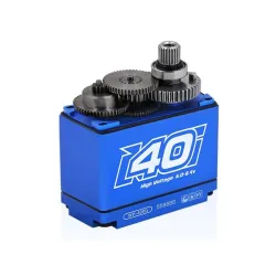 PowerHD WH-40kg Waterproof, Metalen Tandwielen, aluminium. Behuizing