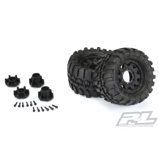 Interco TSL SX Super Swamper 2.8 All Terrain Tires Mounted on Raid Black 6x30 Re