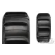 Sling Shot 4.3 Pro-Loc Sand Tires (2) Mounted on Impulse Pro-Loc Black Wheels with Stone Gray Rings for X-MAXX Front or Rear