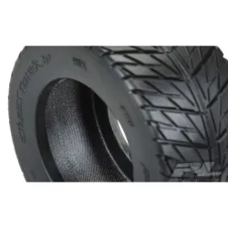 Street Fighter HP 3.8" Street BELTED Tires Mounted on Raid Black 8x32 Removable Hex Wheels (2) for 17mm MT Front or Rear