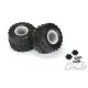 Demolisher 2.6/3.5 All Terrain Tires Mounted on LMT Gray Wheels (2) for Losi LMT Front or Rear