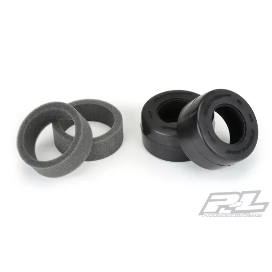 Reaction+ HP Wide SC S3 (Soft) Drag Racing BELTED Tires for Pro-Line + Wide SC Wheels (PRO10188203)